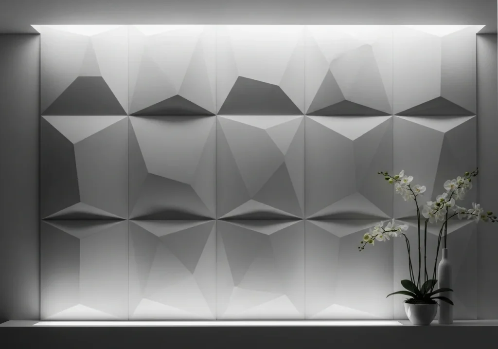 Modern living room featuring stylish wall panel design ideas with elegant textures, neutral tones, and contemporary home decor inspiration