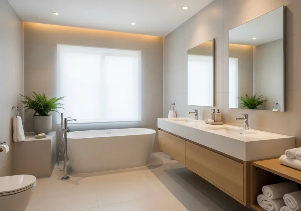 Simple bathroom decor ideas for a clean and fresh look