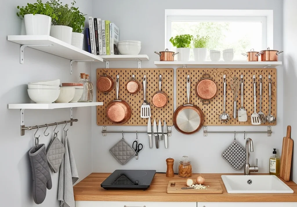 Space-saving kitchen storage solution 