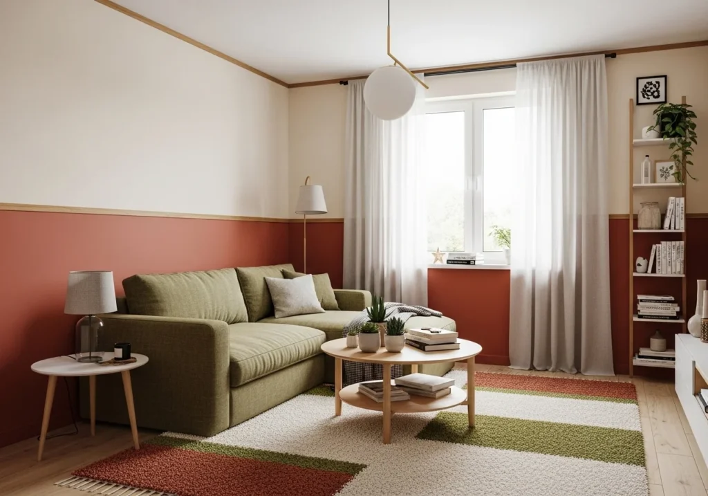 DIY living room wall painting ideas for budget decor