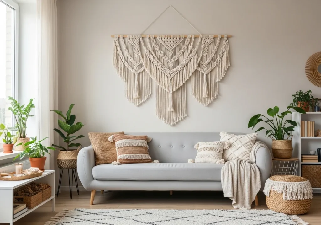 Modern Boho Living Room Idea