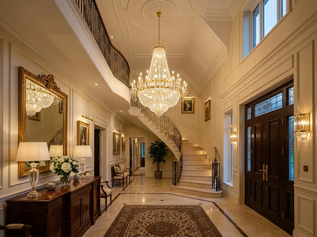 minimalist foyer wall decor